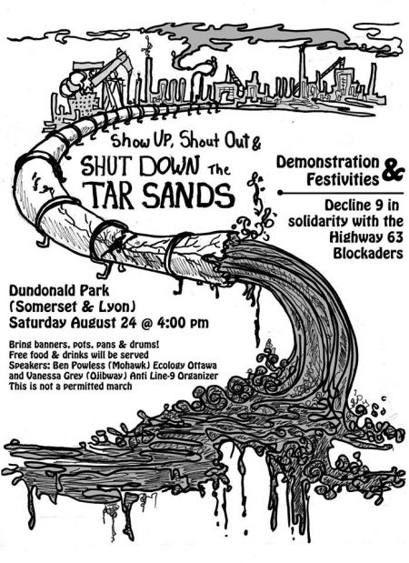 Ottawa Residents Protest Tar Sands Pipelines